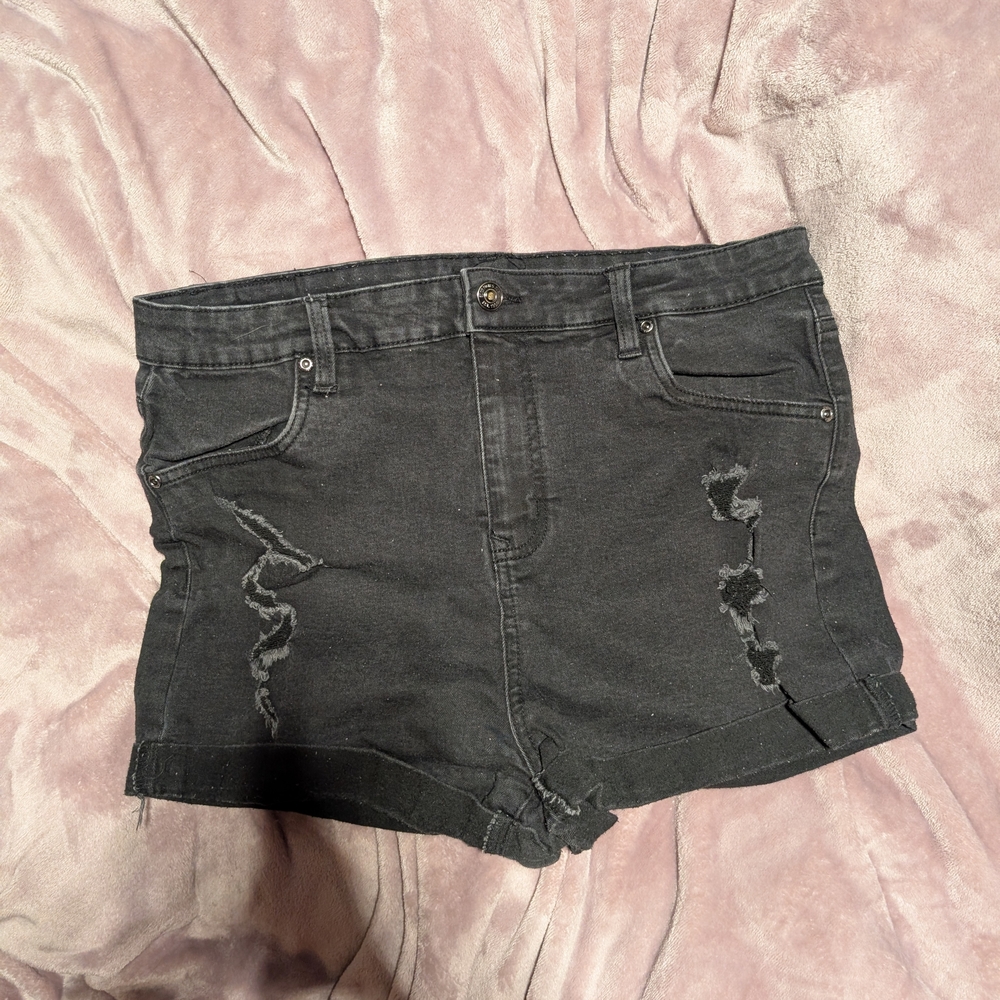 Bluenotes Black Jean Shorts